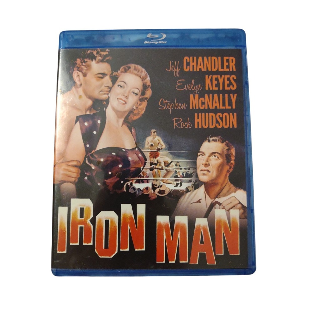 IRON MAN BLU-RAY Kino Lorber JEFF CHANDLER EVELYN‎ KEYES ROCK HUDSON